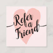 Pink Heart manuscrit Script Calligraphie Référence (Devant)