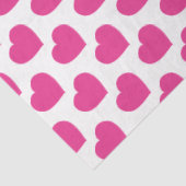 Pink Heart Modern Sweet Love Notes Fun Tissuepapier (Detail)