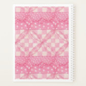 PINK HEART QUILT 8.5x11 Planificateur / Calendrier (Dos)