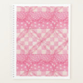 PINK HEART QUILT 8.5x11 Planificateur / Calendrier (Devant)