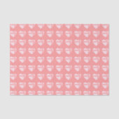 Pink Heart Shape Chocolate Box Pattern Tissuepapier (Voorkant)