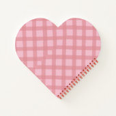 Pink Heart Shaped Notitieboek (Achterkant)