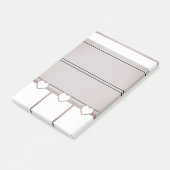 Pink Heart-Theme Daily Planner Post het notitie Post-it® Notes (Schuin)