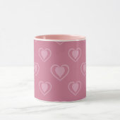Pink Heart Valentine Coffee Mug (Centre)