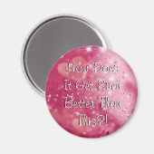 Pink Hearts and Diamonds HDIGEBTT? Magneet (Voorkant / Achterkant)