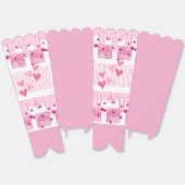 Pink Hearts Bedankdoosjes (Ongevouwen)