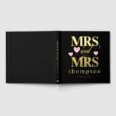 Pink Hearts Gold Mrs & Mrs Lesbian Mariage (Complet)