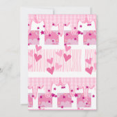 Pink Hearts Kaart (Achterkant)