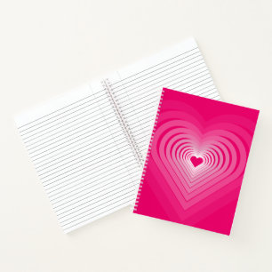 Pink Hearts Notitieboek Gift