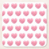 Pink Hearts Onderzetters (Voorkant)