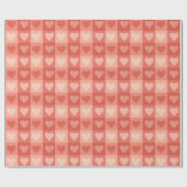 Pink Hearts voor jou Cadeaupapier (Vlak)