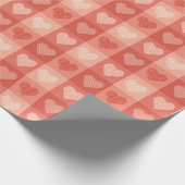 Pink Hearts voor jou Cadeaupapier (Hoek)
