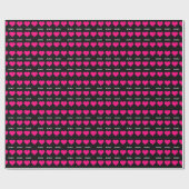 Pink Hearts - xoxo valentijn liefde Cadeaupapier (Vlak)