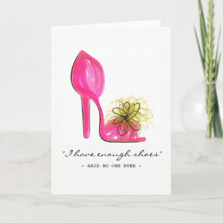 Pink heel kaart