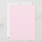 Pink Hen Party Invitation Card | Elegant Minimalis (Dos)