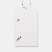 PINK HIBISCUS FLOWER GIFT LABELS CADEAULABEL (Achterkant)