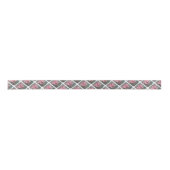 PINK HIBISCUS FLOWER RIBBON LINT (Voorkant)