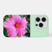 Pink Hibiscus Rain Sprinkles, (Verso Horizontal)