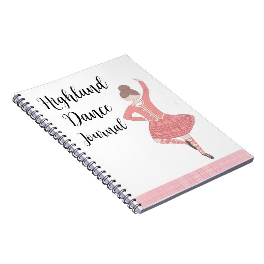 Pink Highland Dancer Journal (Côté Droit)