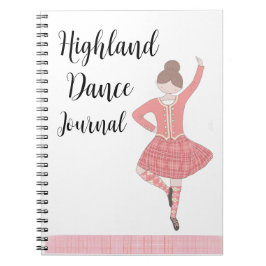 Pink Highland Dancer Journal Notitieboek