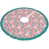 Pink Ho Ho Ho Armadillo Kerstboom Rok (Gekanteld)