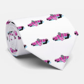 Pink Hockey Goalie Stropdas (Opgerold)