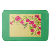 Pink Hummingbird Bath Mat (Voorkant)