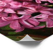 Pink Hyacinth Flower Art Imprimer Poster (Coin)