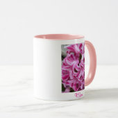 Pink Hyacinth Flowers Maman Mug (Devant droit)
