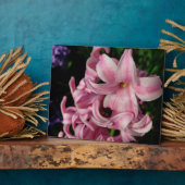 Pink Hyacinth Spring Floral Fotoplaat (Zijkant)