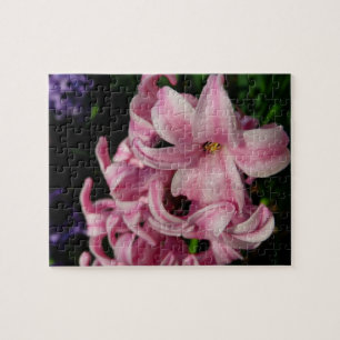 Pink Hyacinth Spring Floral Legpuzzel
