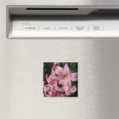 Pink Hyacinth Spring Floral Magneet (Insitu (Vaatwasser))
