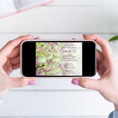 Pink Hydrangea Floral Vrijgezellenfeest Kaart