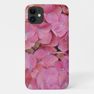 Pink Hydrangea Flowers Art Phone Case