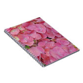 Pink Hydrangea Flowers Journal Notitieboek (Rechterzijde)