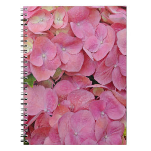 Pink Hydrangea Flowers Journal Notitieboek