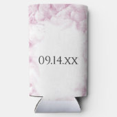 Pink Hydrangea Flowers Waterverf Wedding Favor (Achterkant)