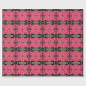 Pink Hydrangea Pattern Cadeaupapier (Vlak)