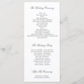 Pink Hydrangea Vintage Floral Wedding Programmes (Dos)