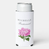 Pink Hydrangea Vrijgezellenfeest Party Seltzer (Seltzer Voorkant)