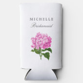 Pink Hydrangea Vrijgezellenfeest Party Seltzer (Voorkant)