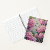 Pink Hydrangeas Floral Spiral-bound Journal Spring (Intérieur)