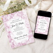 Pink Hydrangeas Waterverf Viering van het Leven Kaart