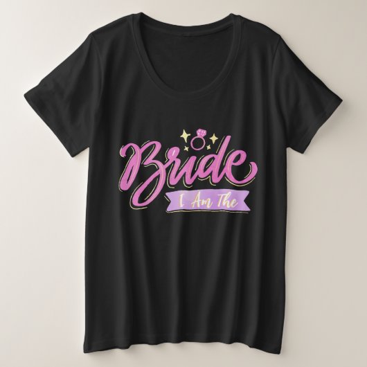 Pink I Am The Bride Bachelorette Groupe Party Cade (Design devant)