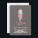 Pink Ice Cream Cone Girl Anniversaire Invitation d<br><div class="desc">Fraise et crème glacée à la menthe La suite de fête d'anniversaire pour les filles de n'importe quel âge. Ce design fantaisiste et sucré avec un cône de crème glacée à la fraise et à la menthe et un numéro personnalisable audacieux au sommet rendra toute petite fille heureuse et ravie....</div>