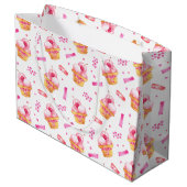 Pink Ice Cream Sundae Cadeau Sac (Dos Angle)