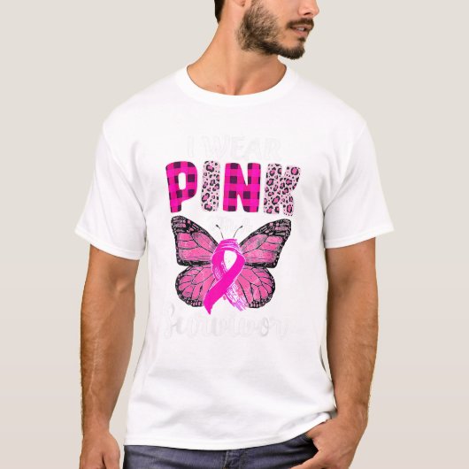 Pink I'm A Survivor Pink T-shirt (Voorkant)