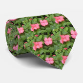 Pink Impatiens Fleurs Cravates florales (Roulé)