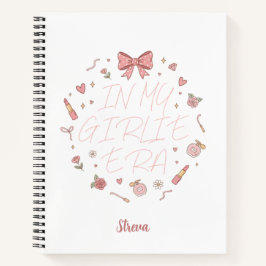 Pink in my girlie era notebook notitieboek