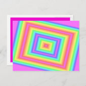 Pink Infinity Post Kaart (Voorkant / Achterkant)